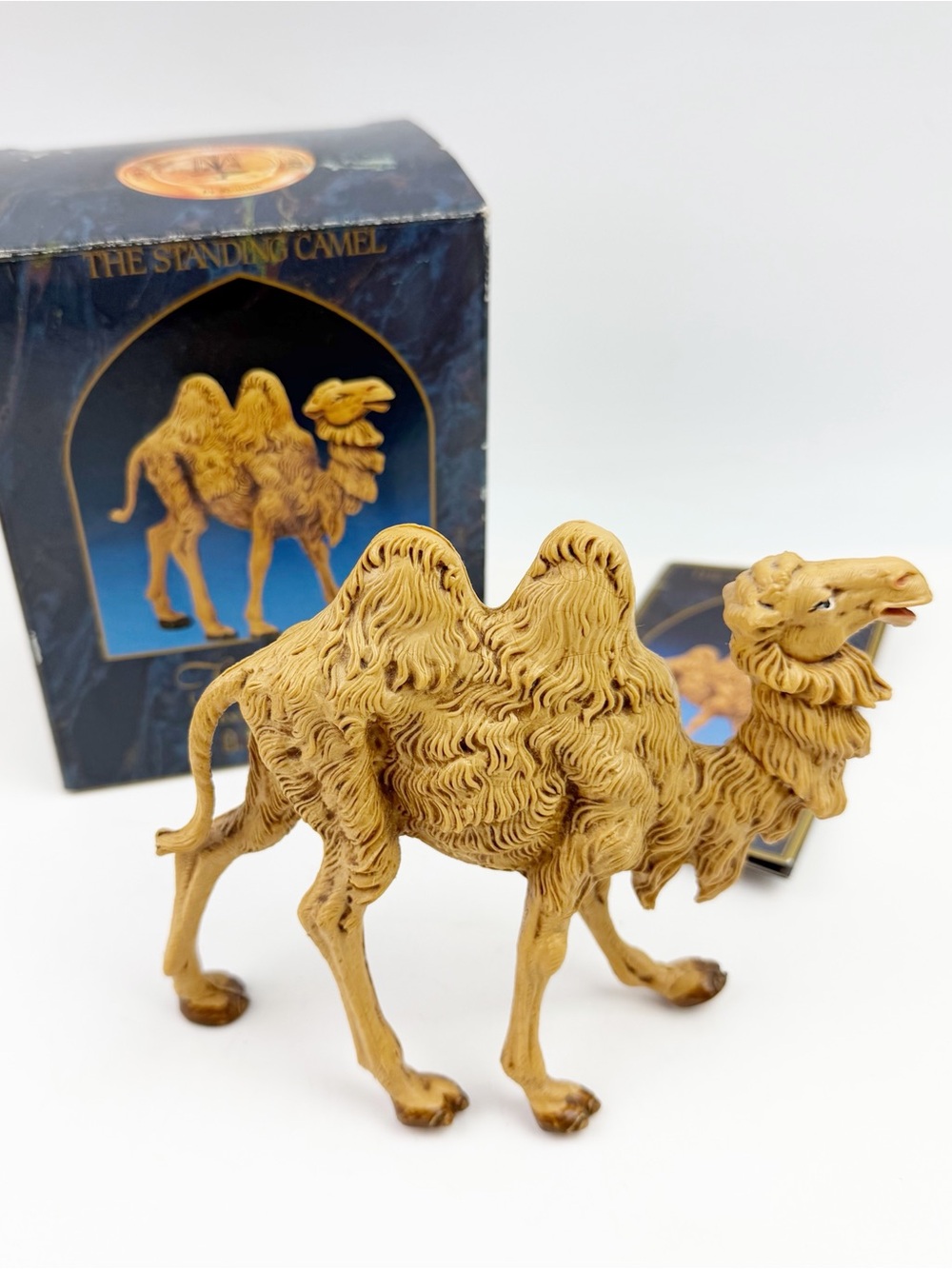 Vintage Fontanini 1992 Standing 2 Hump Camel 5" Nativity Figure 52544 Box Italy